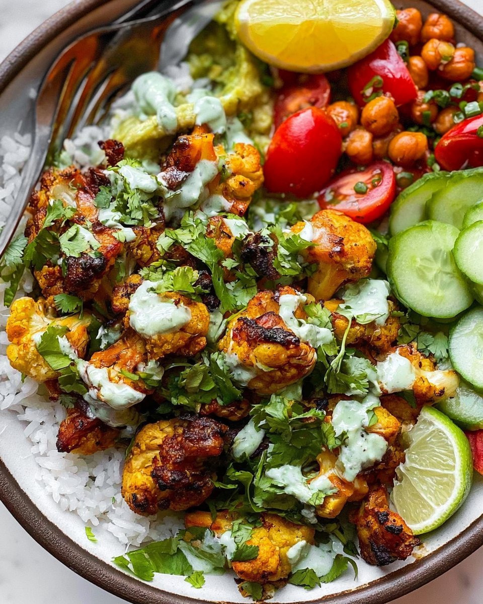 Cauliflower Shawarma Bowls