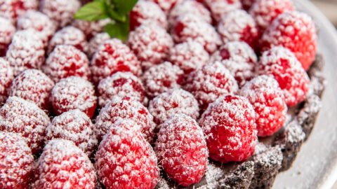 Easy Chocolate Raspberry Tart