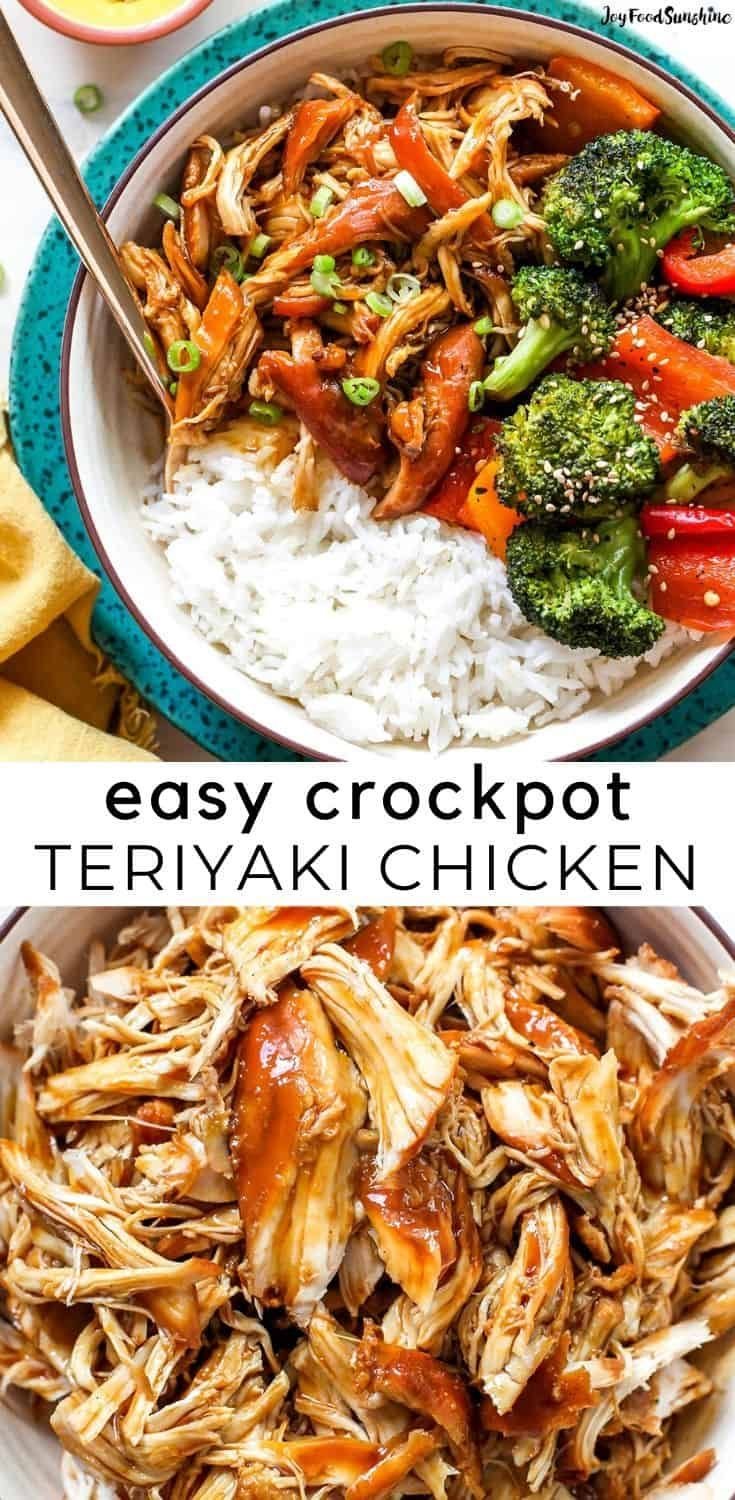 Healthy Crockpot Teriyaki Chicken