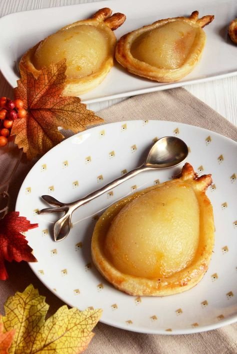 Recette de feuilletés à la poire et au chocolat