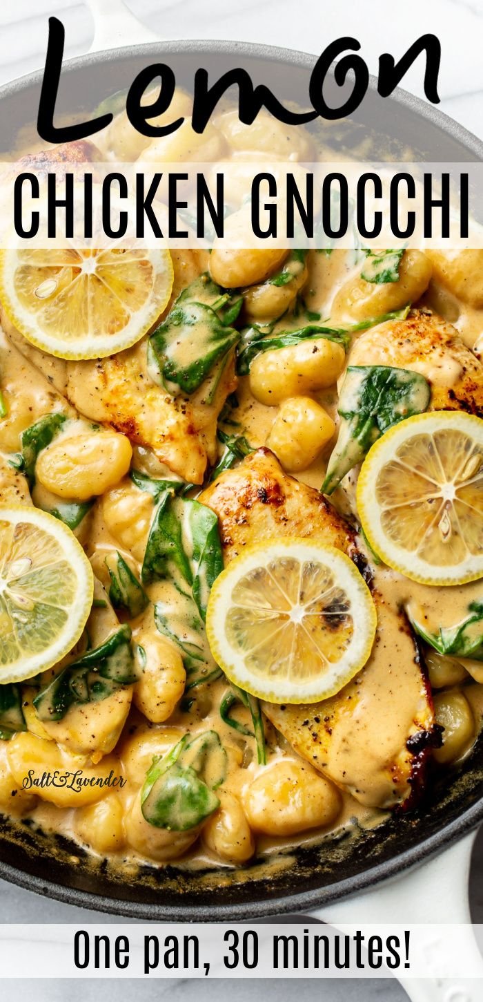 Creamy Lemon Chicken Gnocchi