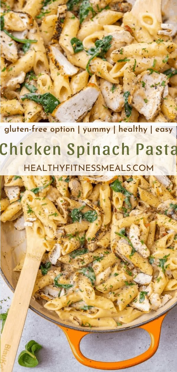 Chicken Spinach Pasta