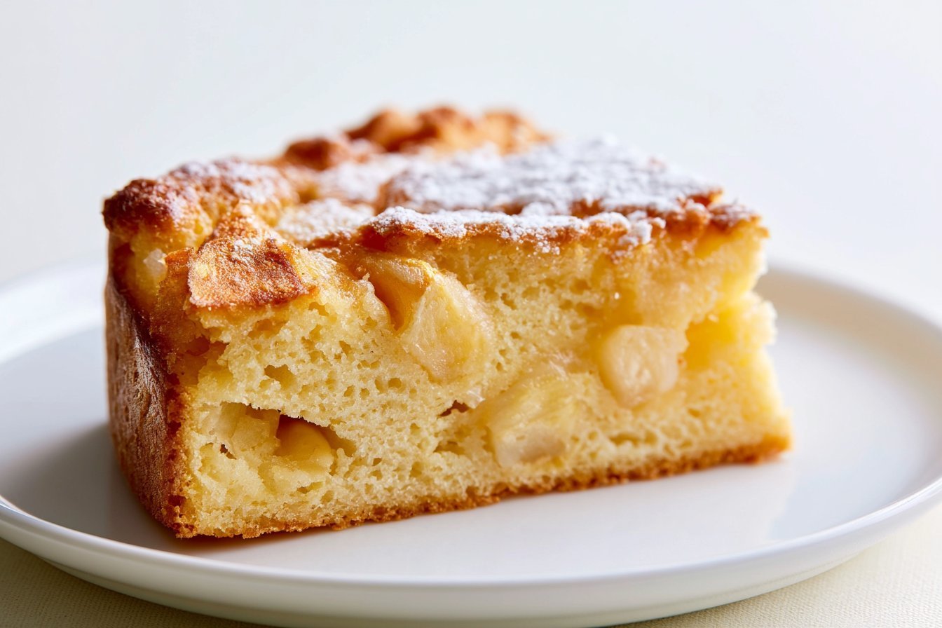 Golden French Apple Cake
