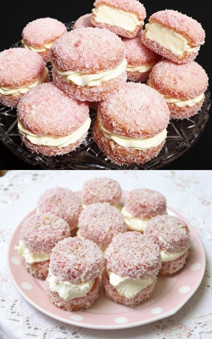 Himbeer-Kokos-Küchlein