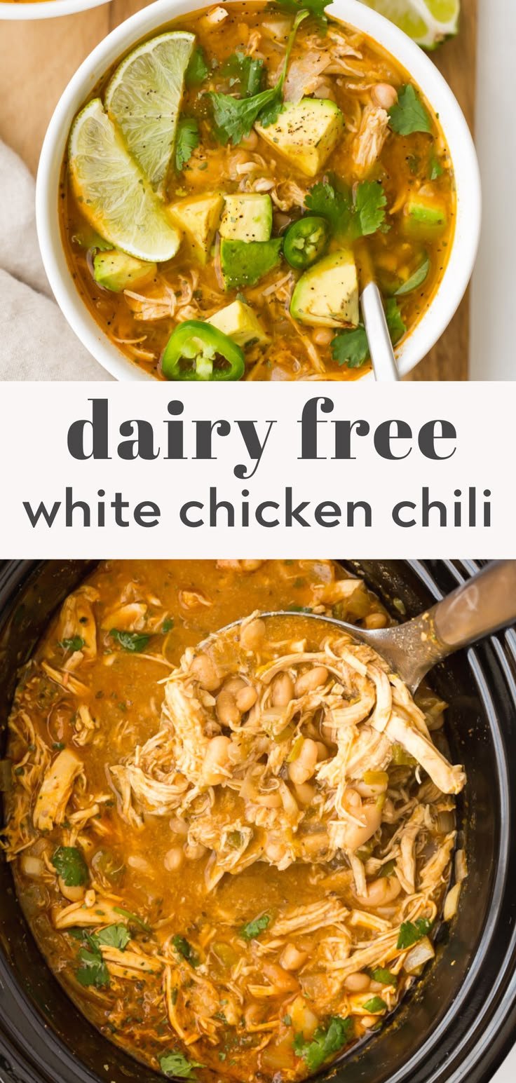 Creamy Slow Cooker White Chicken Chili