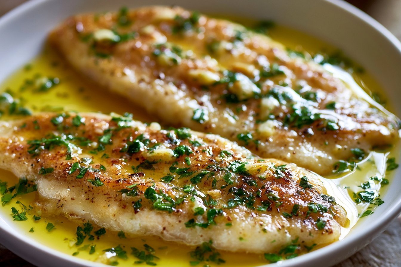 Crispy Sole Meunière with Lemon Brown Butter