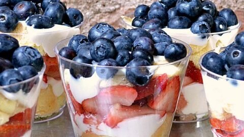 Mixed Berry Mini Trifles