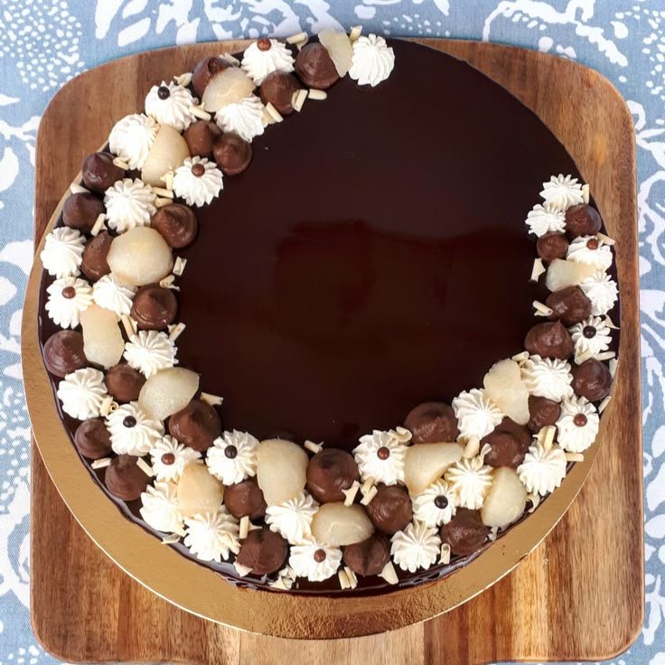 Recette entremet poire chocolat - Saveurs de Sandrine