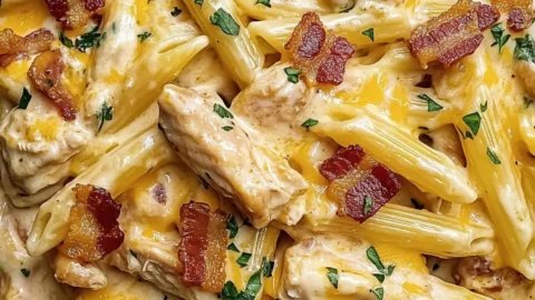Knusprige Hähnchen-Pasta