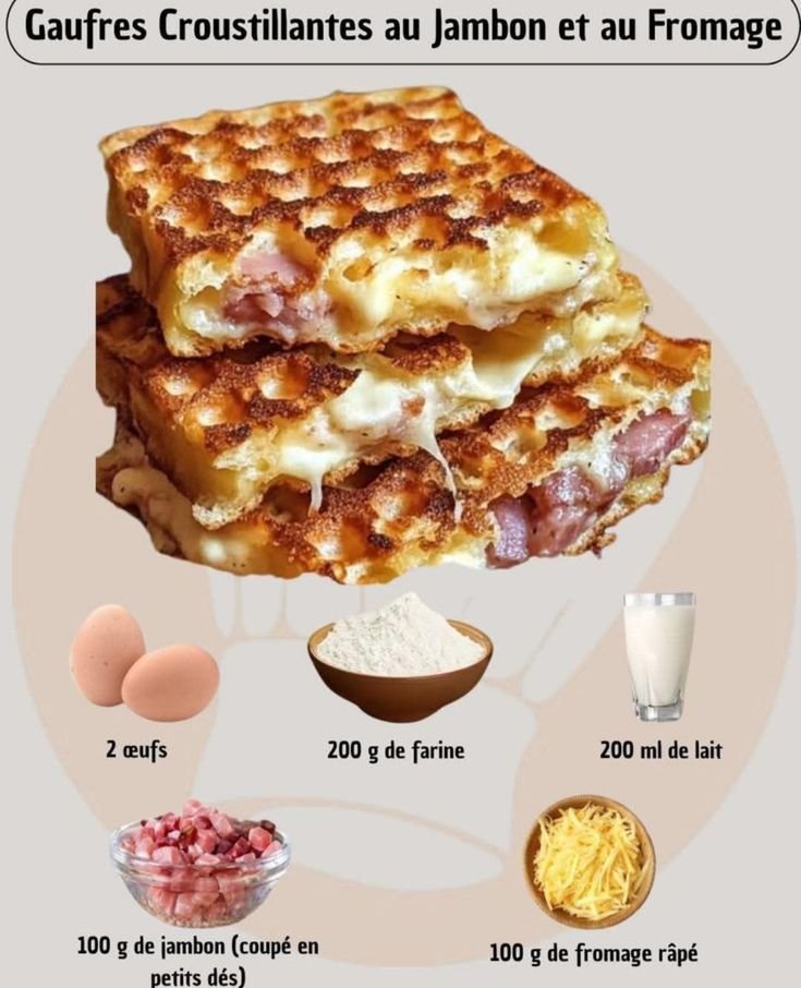 Gaufres salées 😋🤤