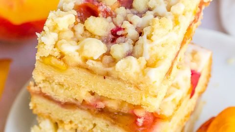 Peach Crumble Bars