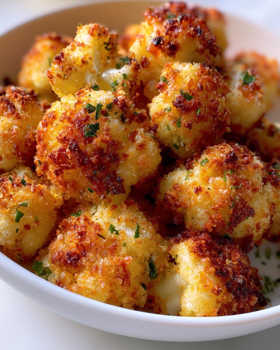 Parmesan Cauliflower Bites