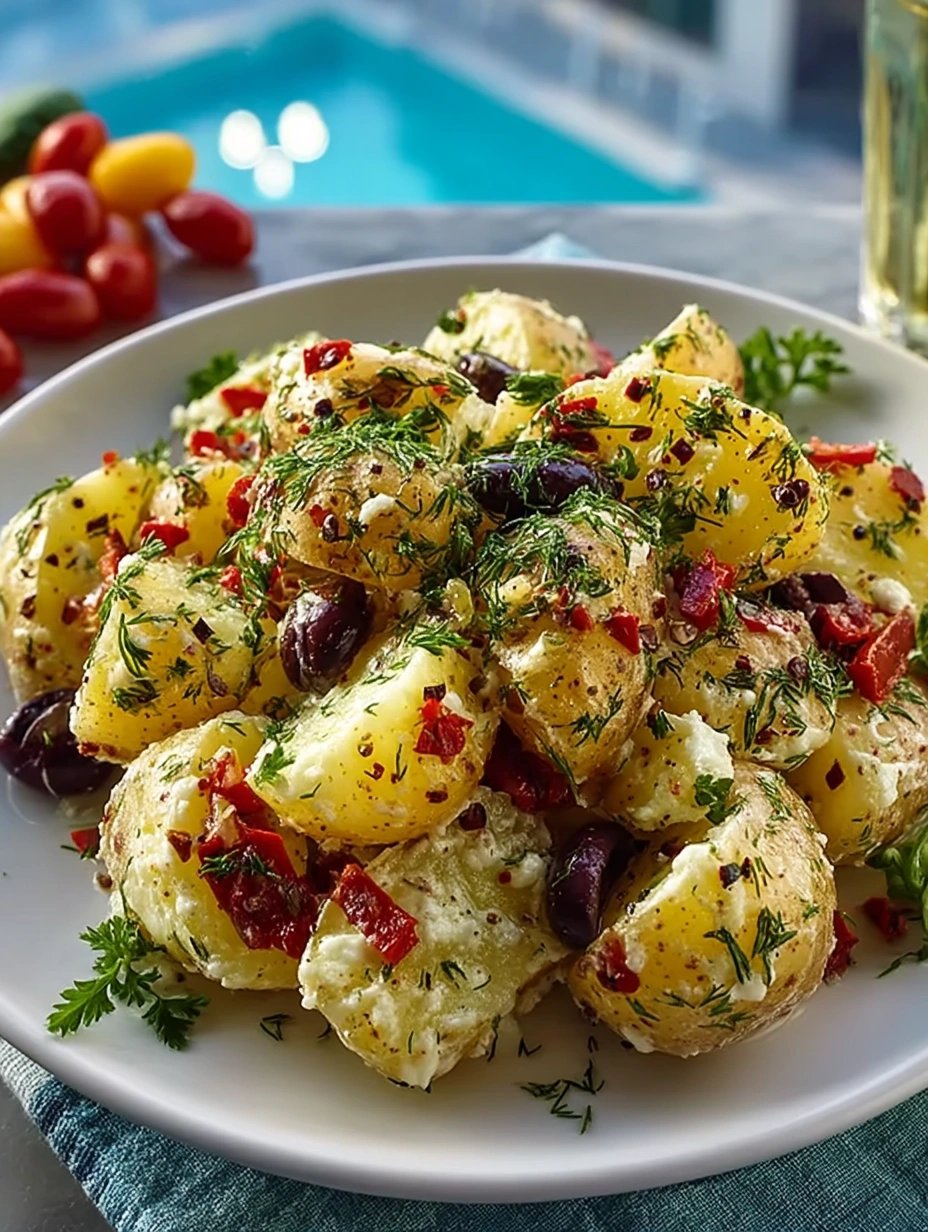 Quick Mediterranean Potato Salad