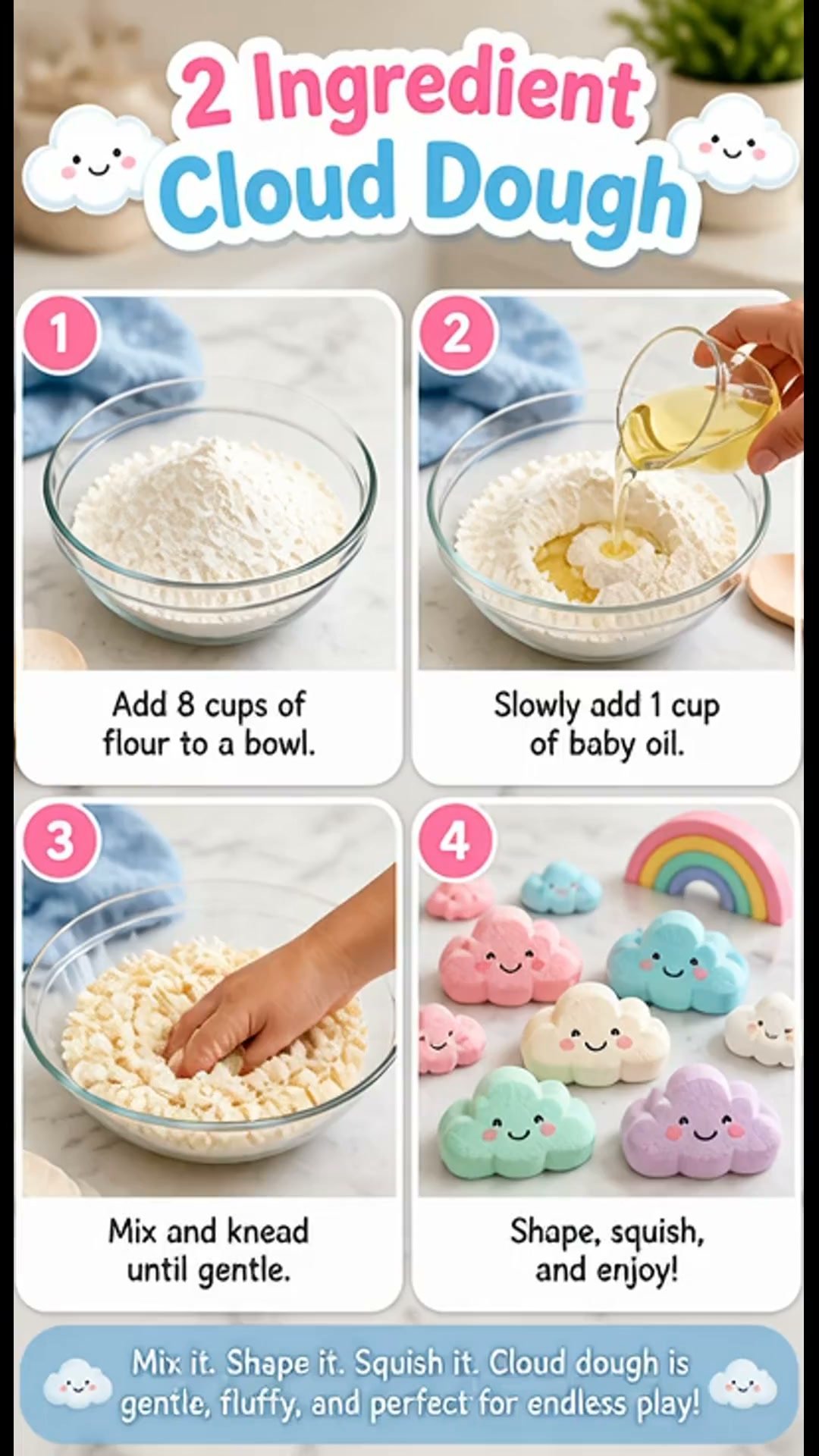 Soft Cloud Dough