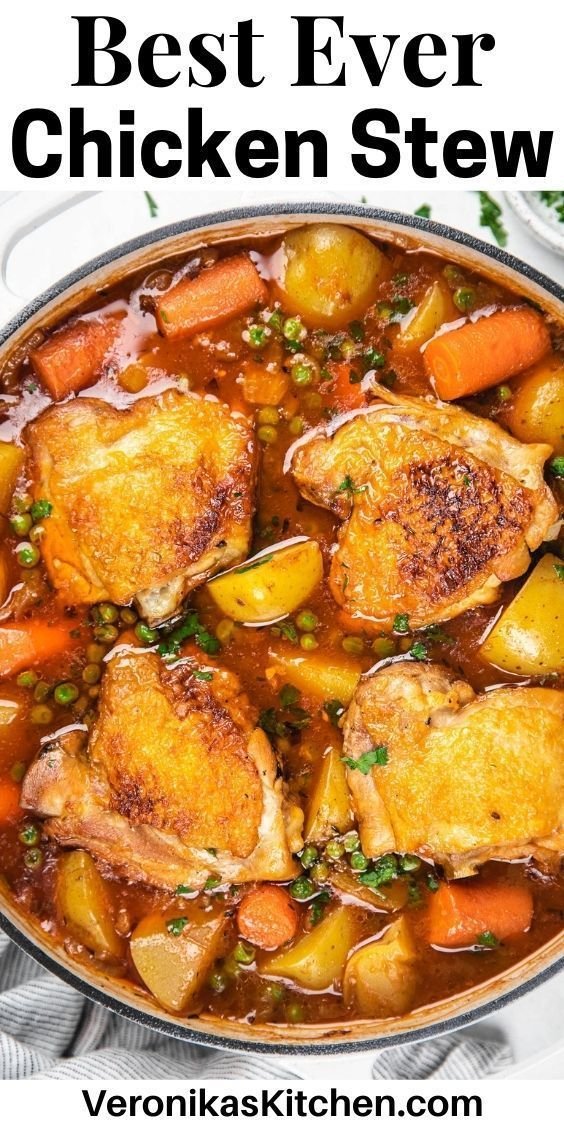 Chicken Stew Recipe | Veronika's Kitchen