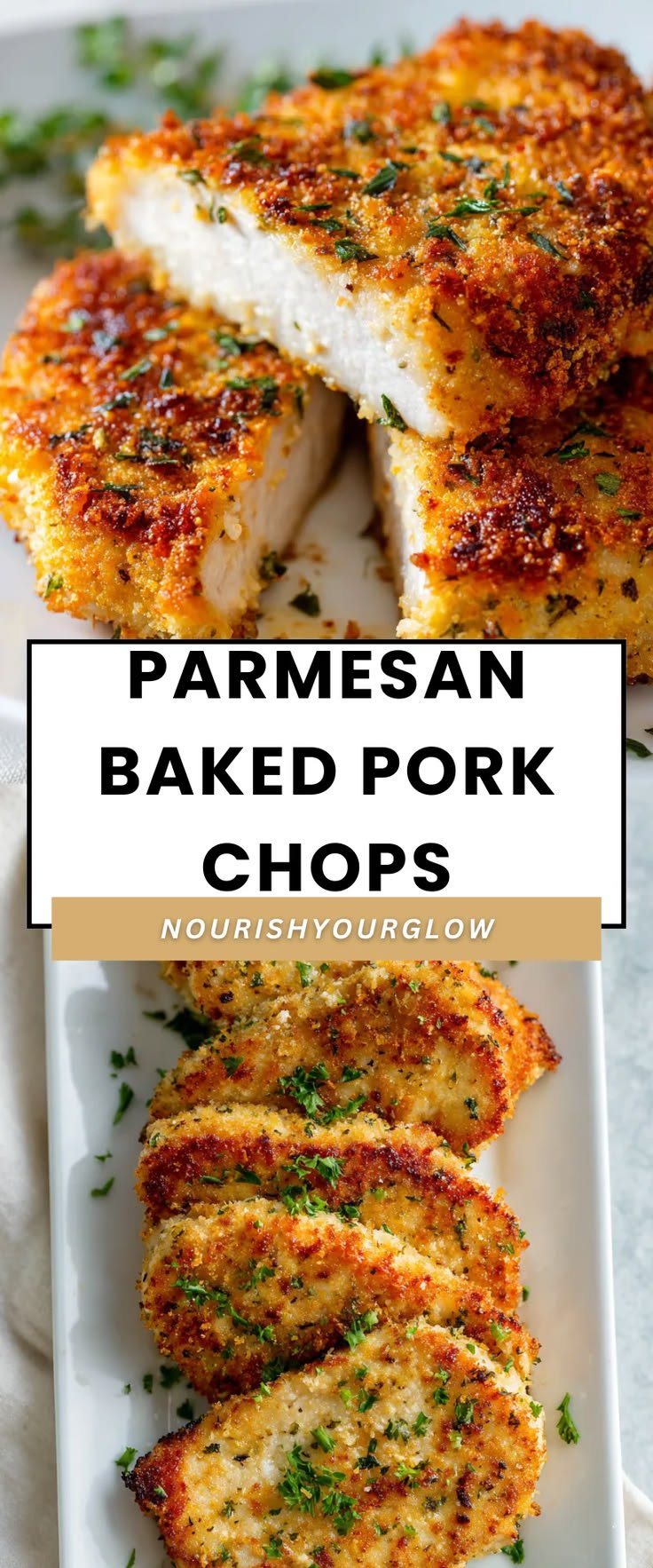 Parmesan Baked Pork Chops