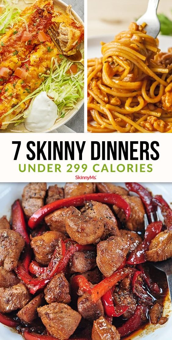 7 Skinny Dinners Under 299 Calories