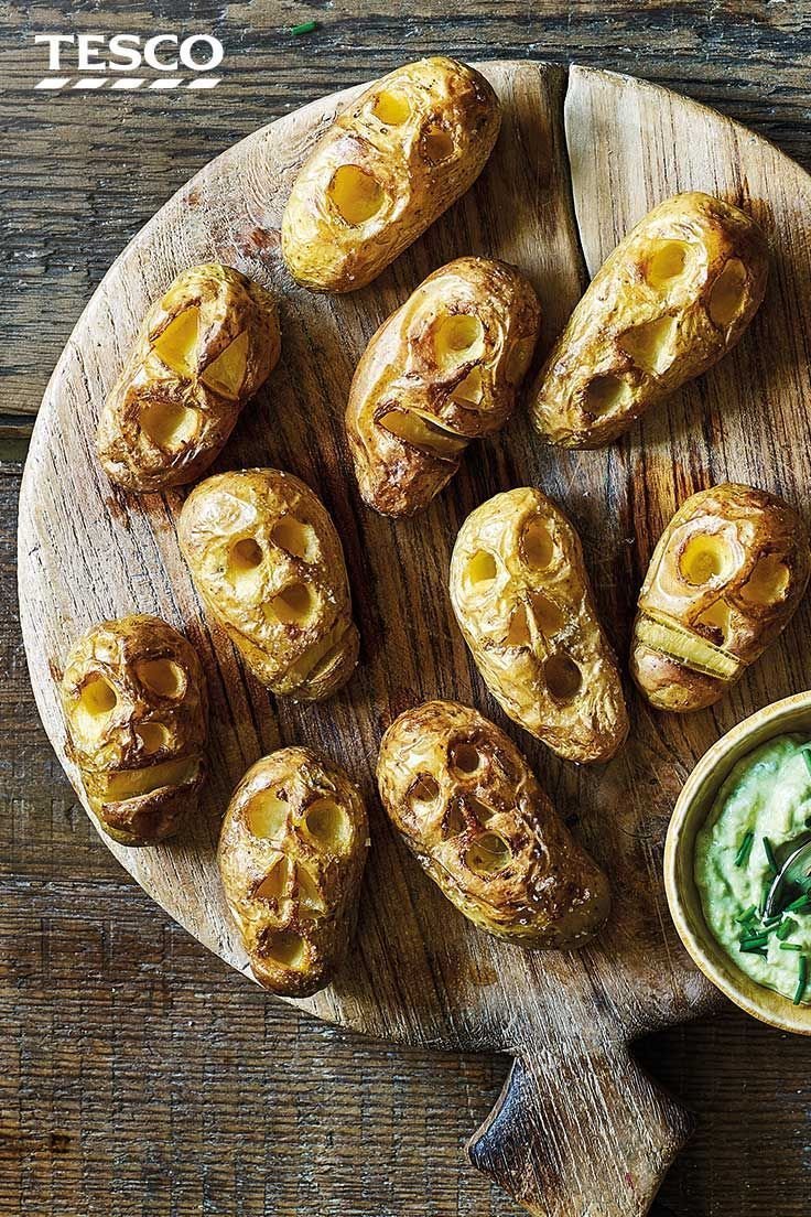 Shrunken Potato Heads | Halloween Food Ideas | Tesco Real Food