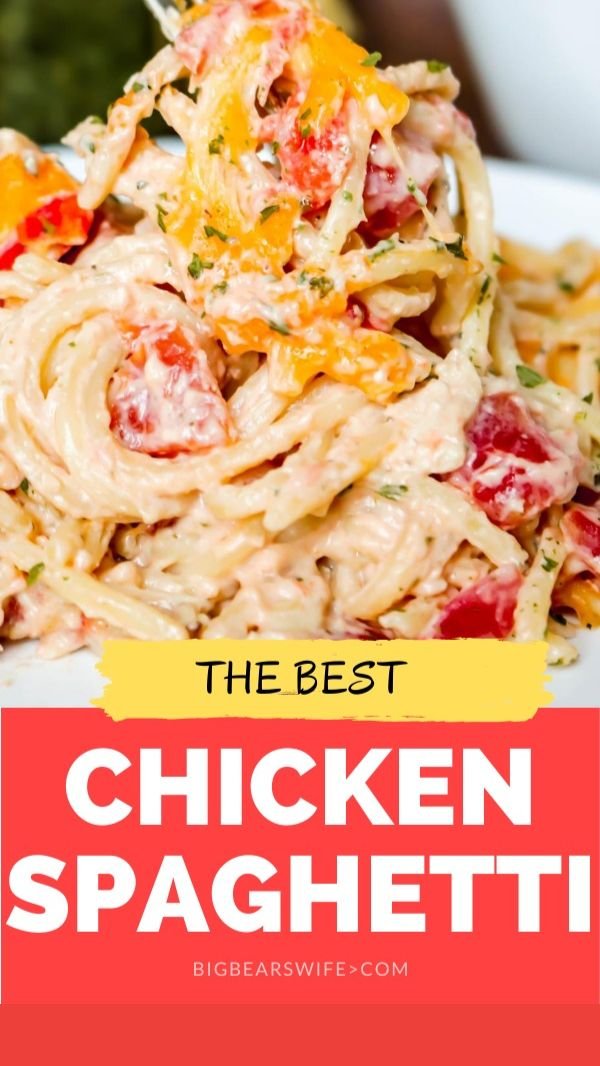 THE BEST CHICKEN SPAGHETTI RECIPE