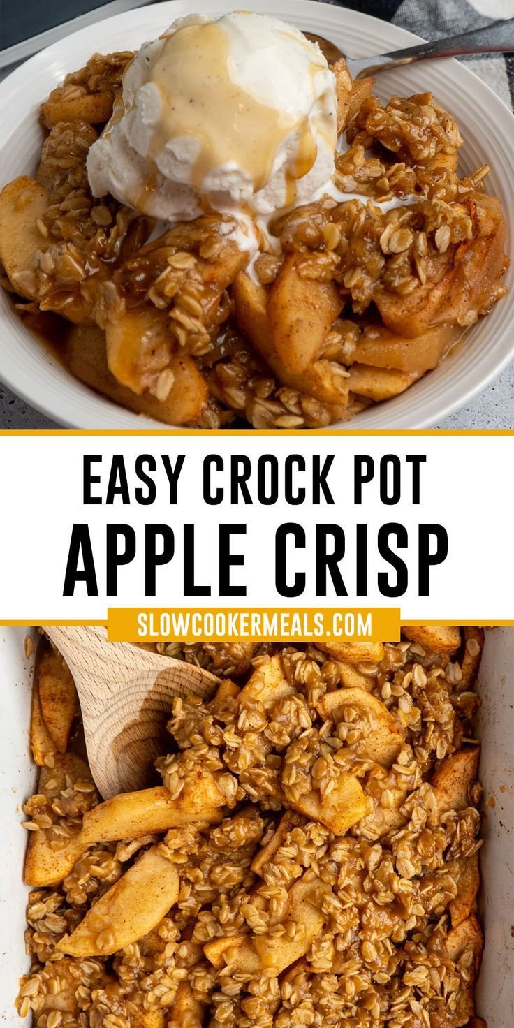 Crock Pot Apple Crisp Recipe