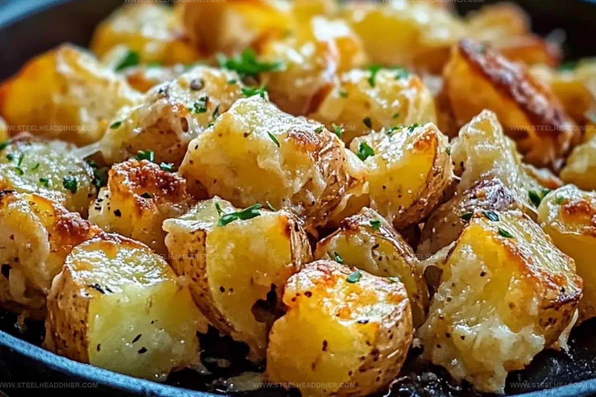 Cheesy Ranch Oven Roasted Potatoes Recipe