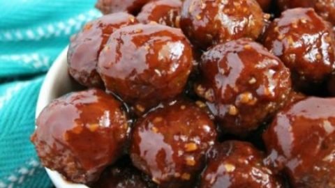 Slow Cooker Honey Garlic Meatballs