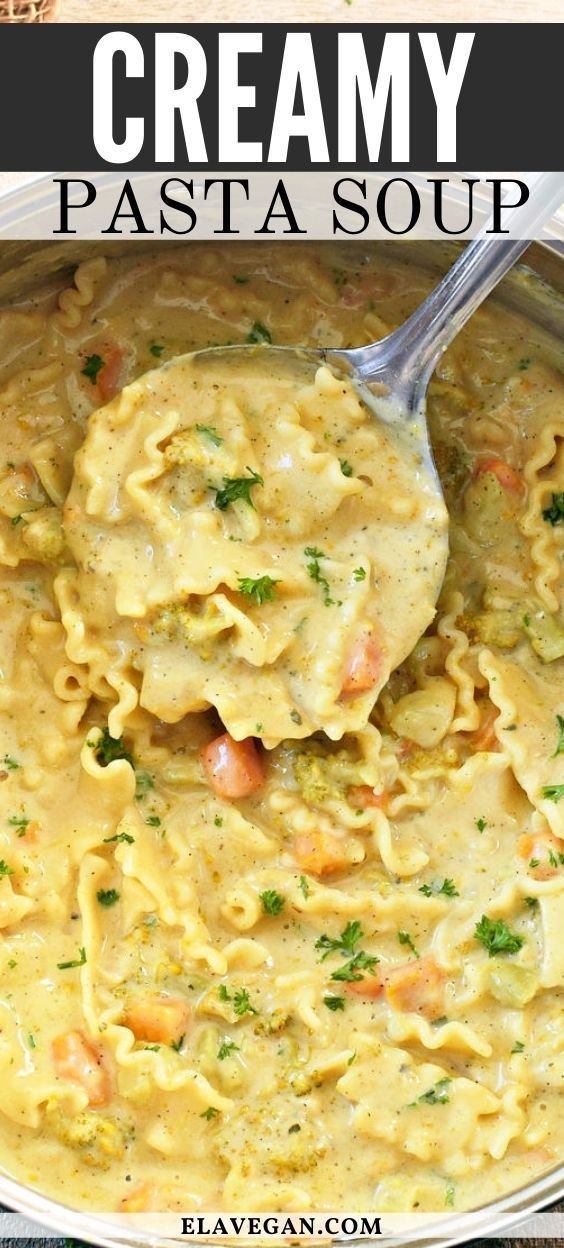 CREAMY PASTA SOUP