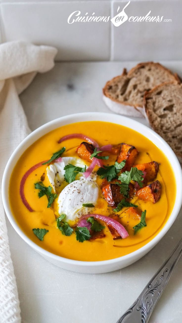 Velouté de potimarron - Cuisinons En Couleurs