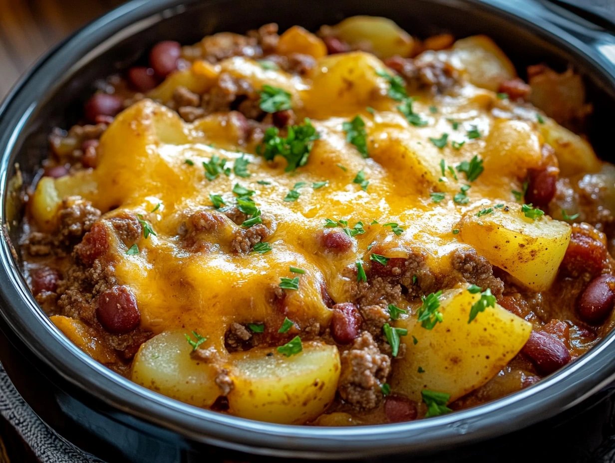 Slow Cooker Cowboy Casserole
