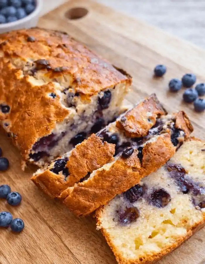 Blueberry Cream Cheese Loaf