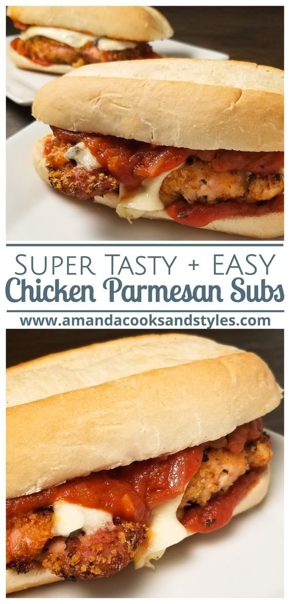 Chicken Parmesan Sandwiches