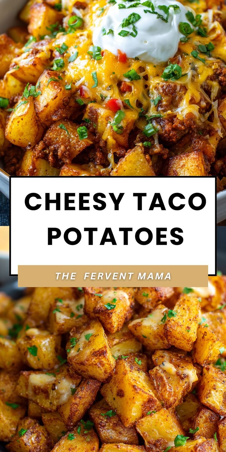 Cheesy Taco Potatoes
