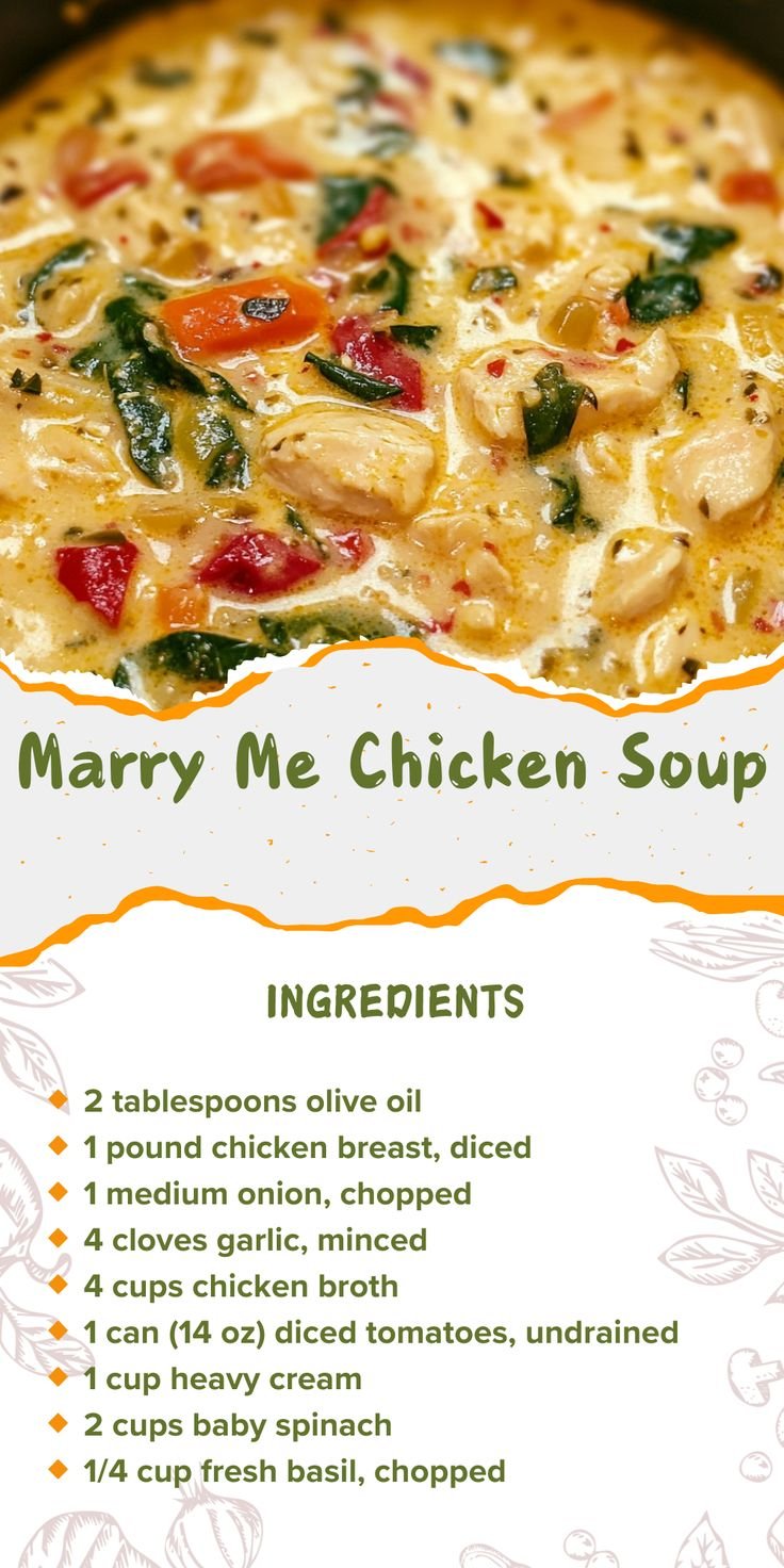 Marry Me Chicken Soup