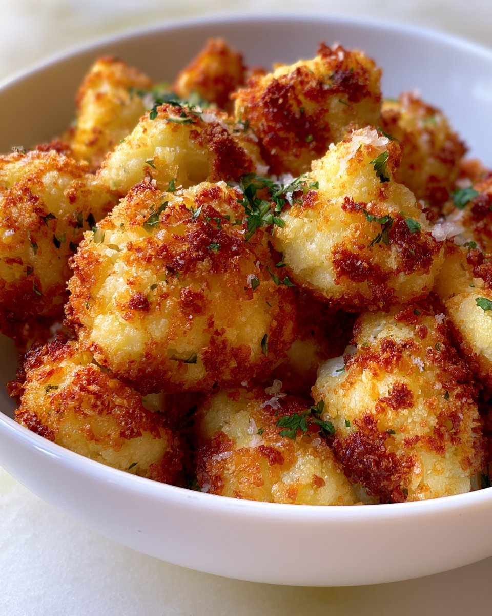 Parmesan Cauliflower Bites