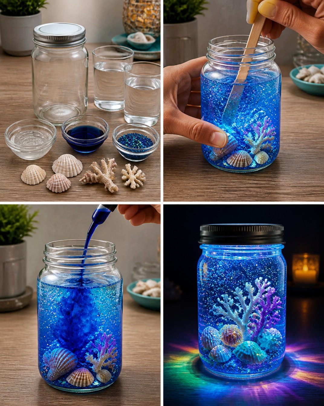 The Glowing Ocean Jar Light 19 The Glowing Ocean Jar