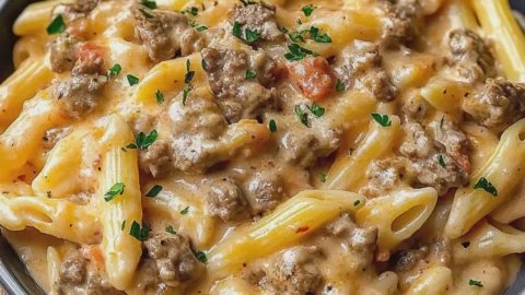 Creamy Beef Pasta Easy and Quick Recipe
