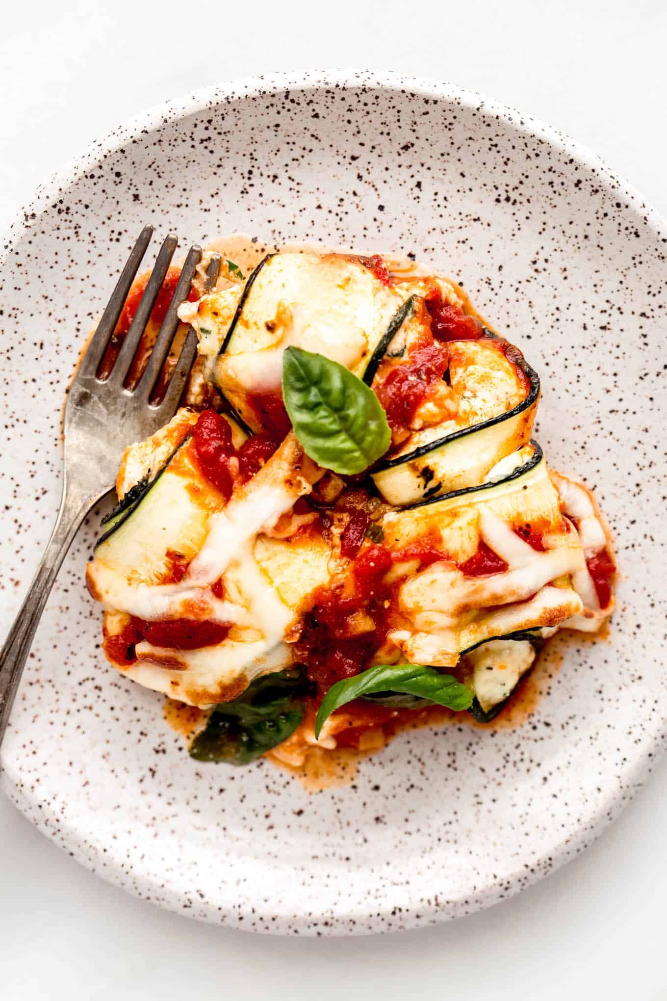 Ricotta Stuffed Zucchini Rolls