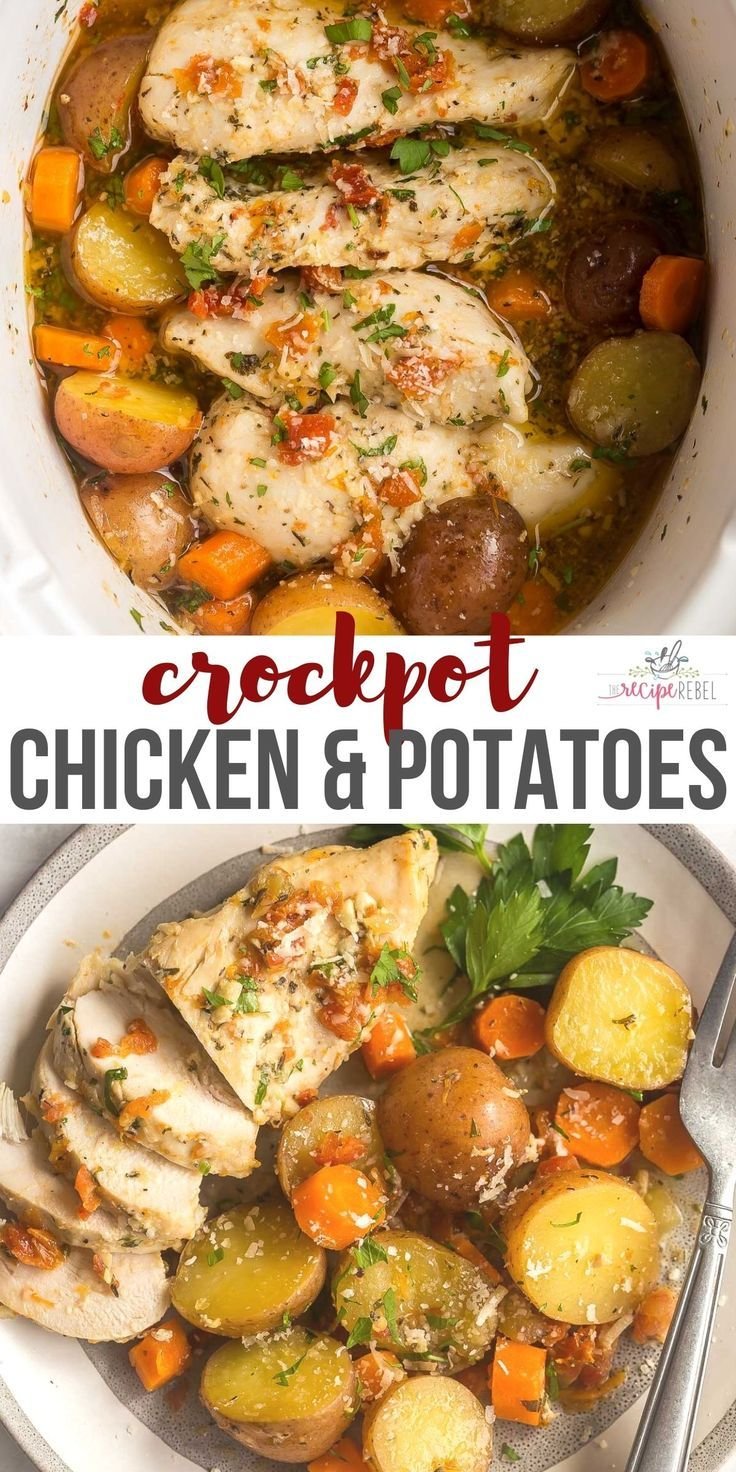 Crockpot Chicken and Potatoes