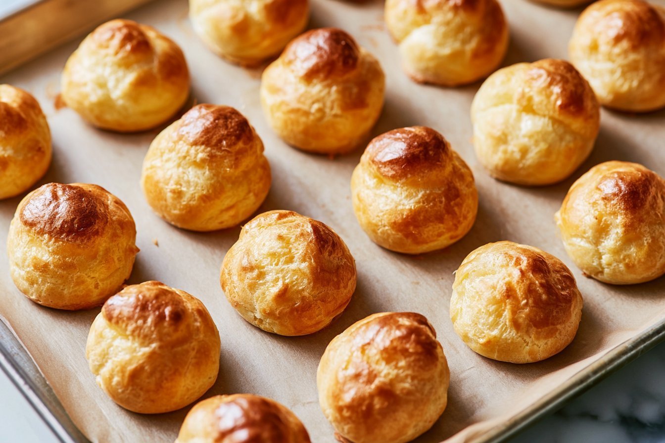 Crispy Gougeres With Gruyere