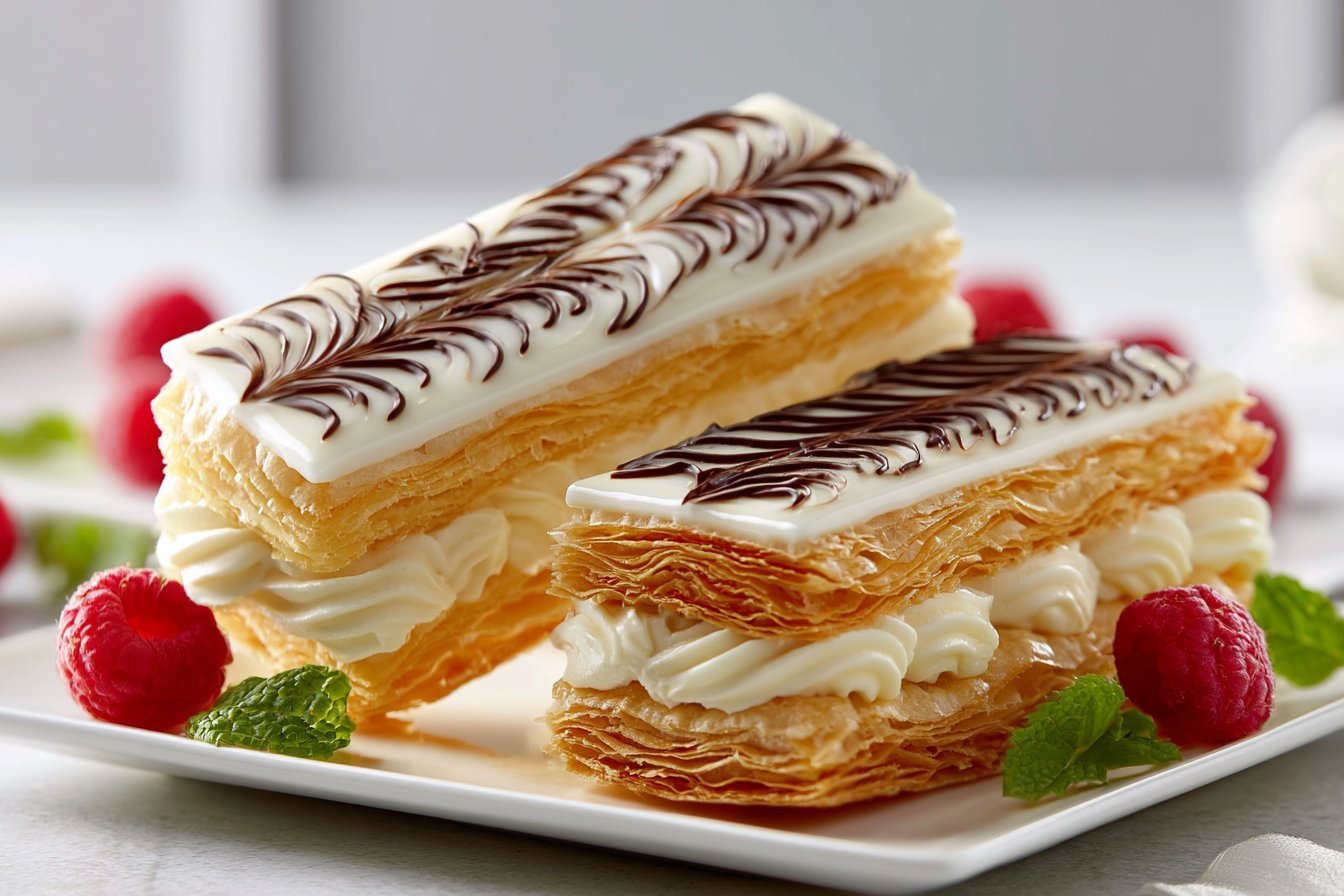 Crispy Mille-Feuille Napoleon Pastry