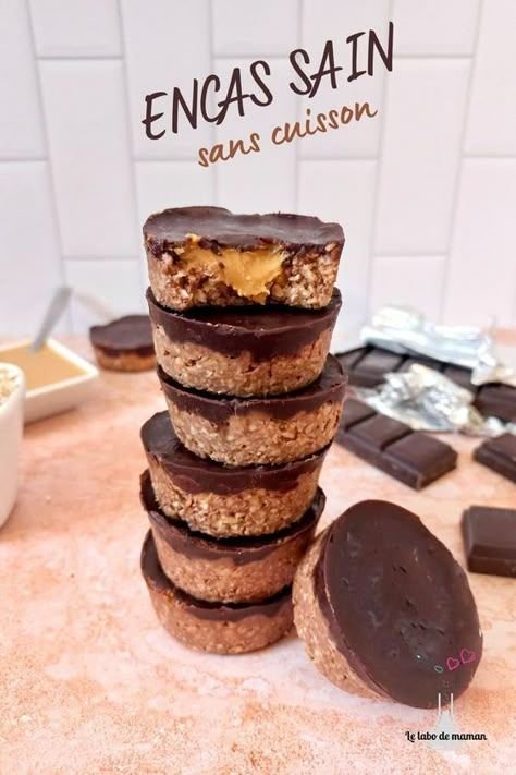 Encas à l'avoine, beurre de cacahuètes et chocolat (sans cuisson)