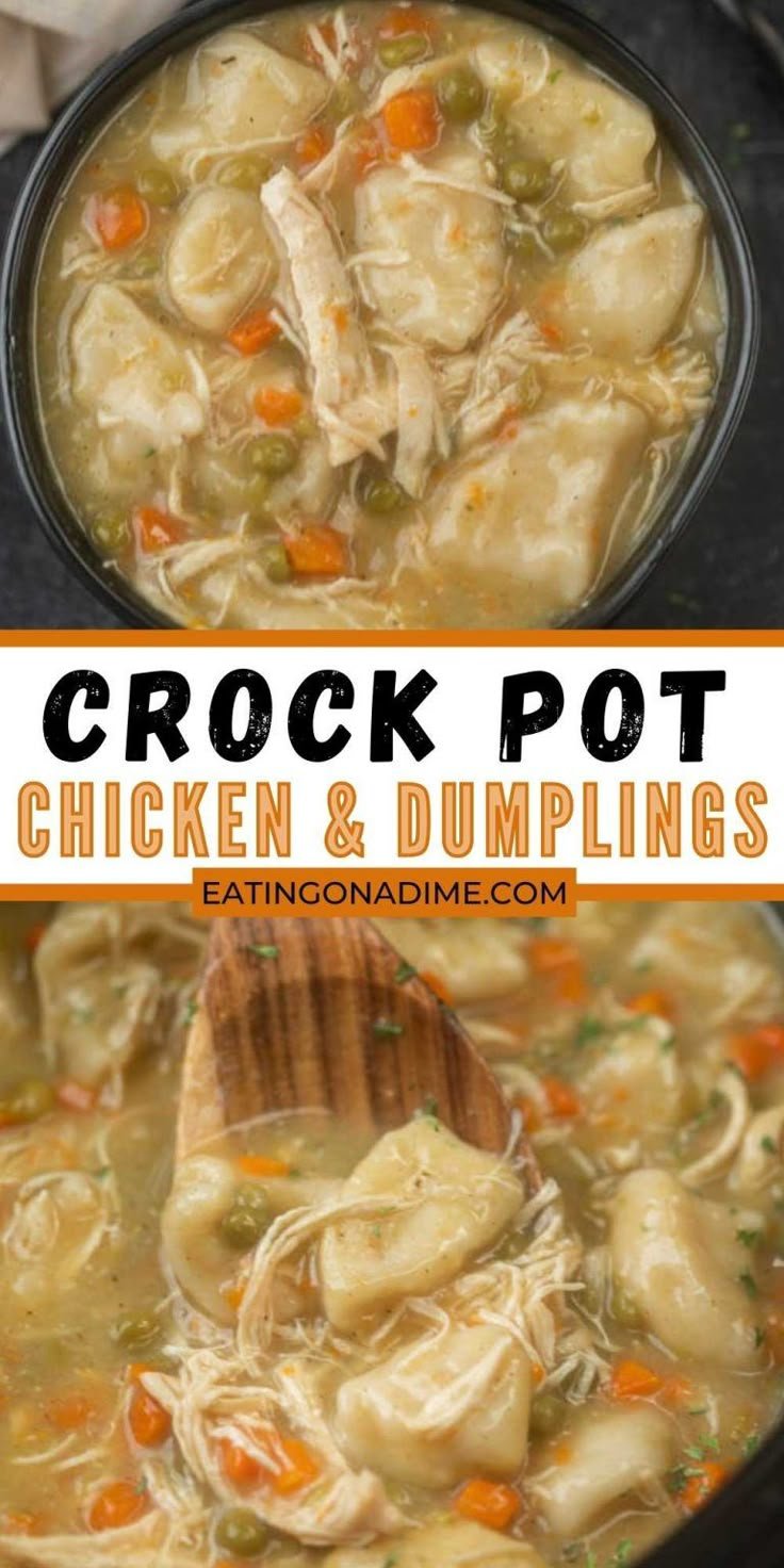 Easy Crockpot Chicken and Dumplings Recipe