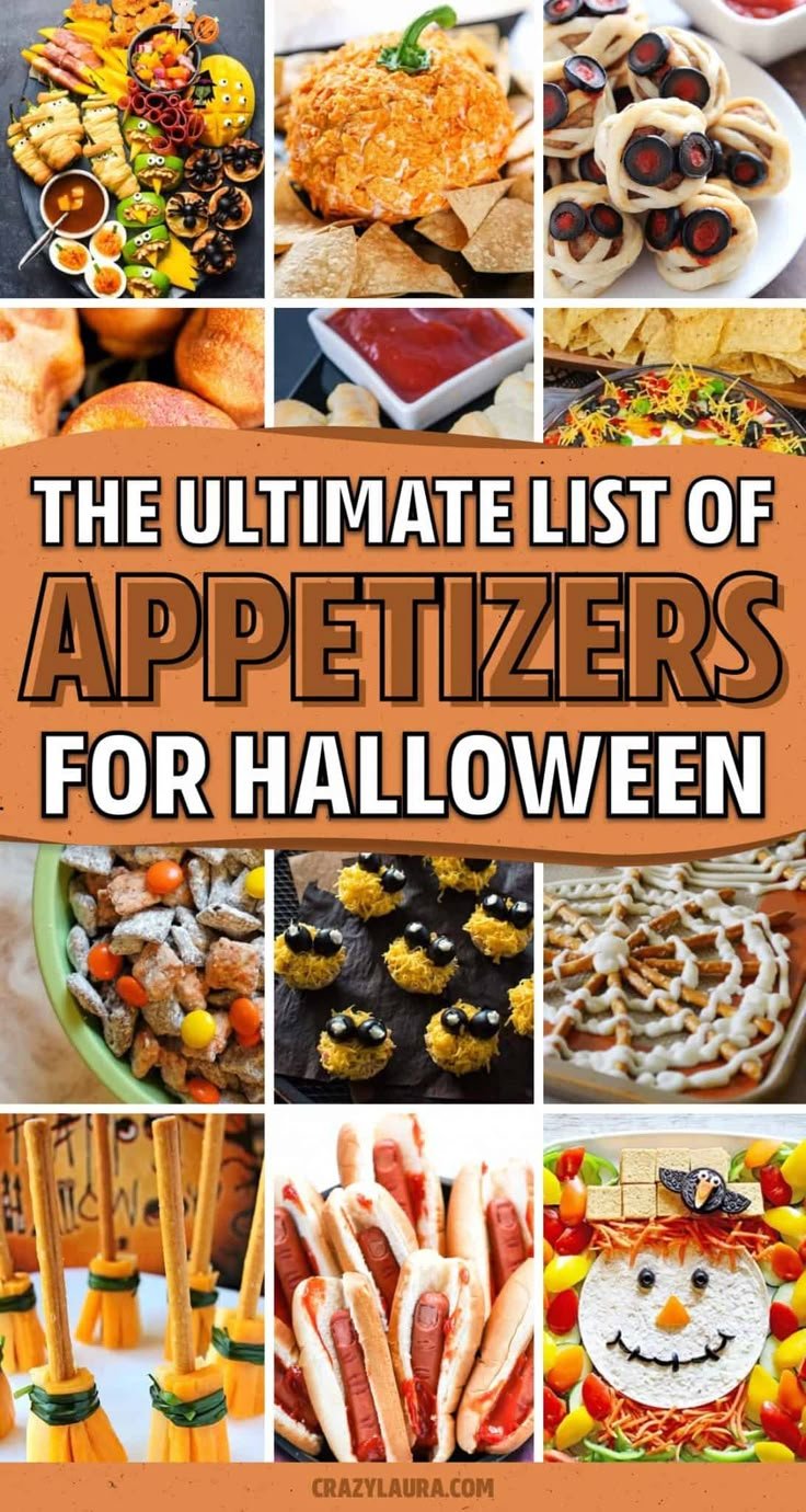 40+ Best Halloween Appetizer & Snack Ideas For 2026 - Crazy Laura