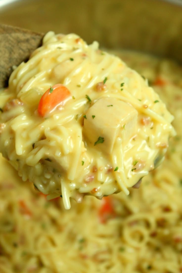 Ranch chicken noodle soup