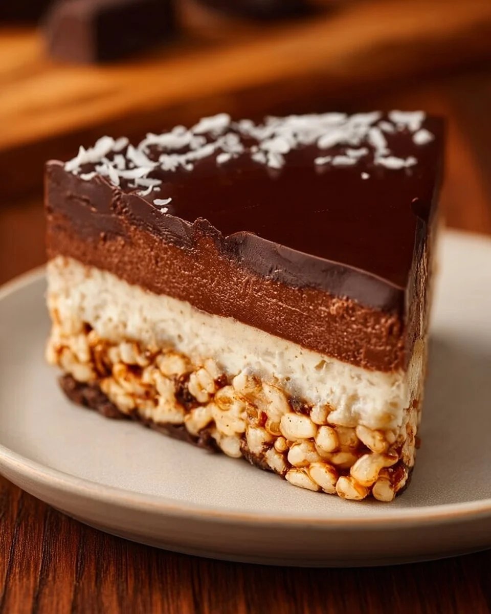Torta al Cioccolato con Riso Soffiato