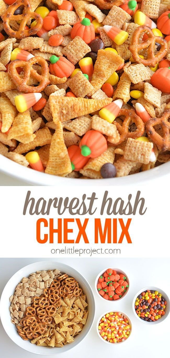 Halloween Harvest Hash Chex Mix