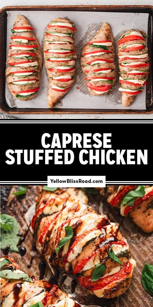 Caprese Stuffed Chicken