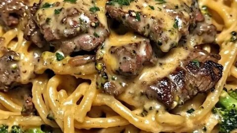 Cowboy Butter Steak & Broccoli Linguine