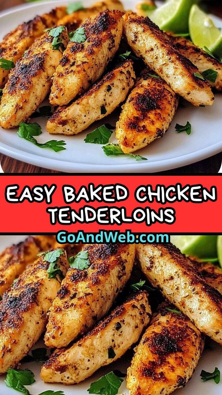 Easy Baked Chicken Tenderloins – Juicy, Flavorful & Quick!