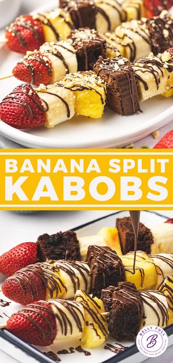 Banana Split Kabobs